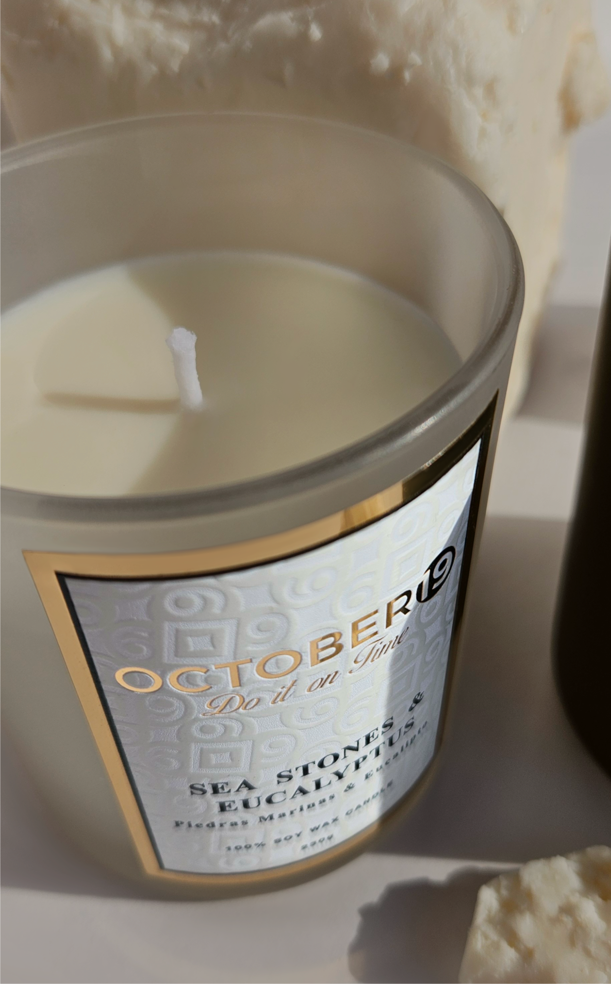 Vela Aromática Piedras Marinas & Eucalipto