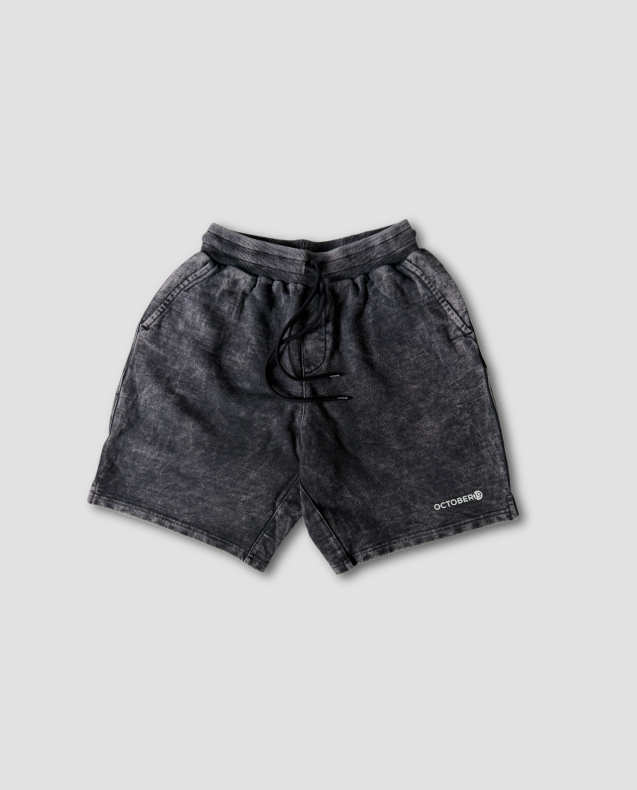 OCTOBER19 Acid Wash Shorts