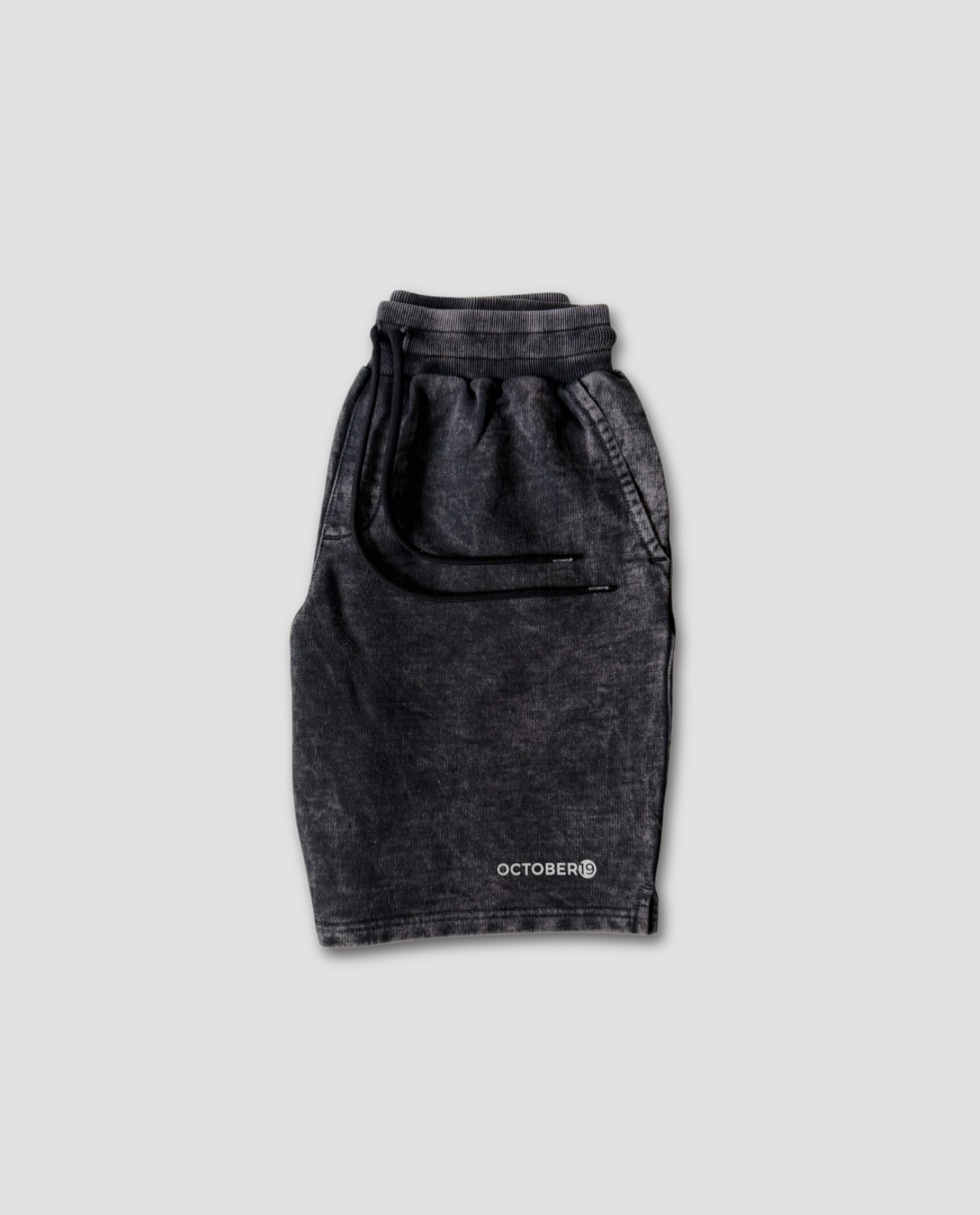 OCTOBER19 Acid Wash Shorts