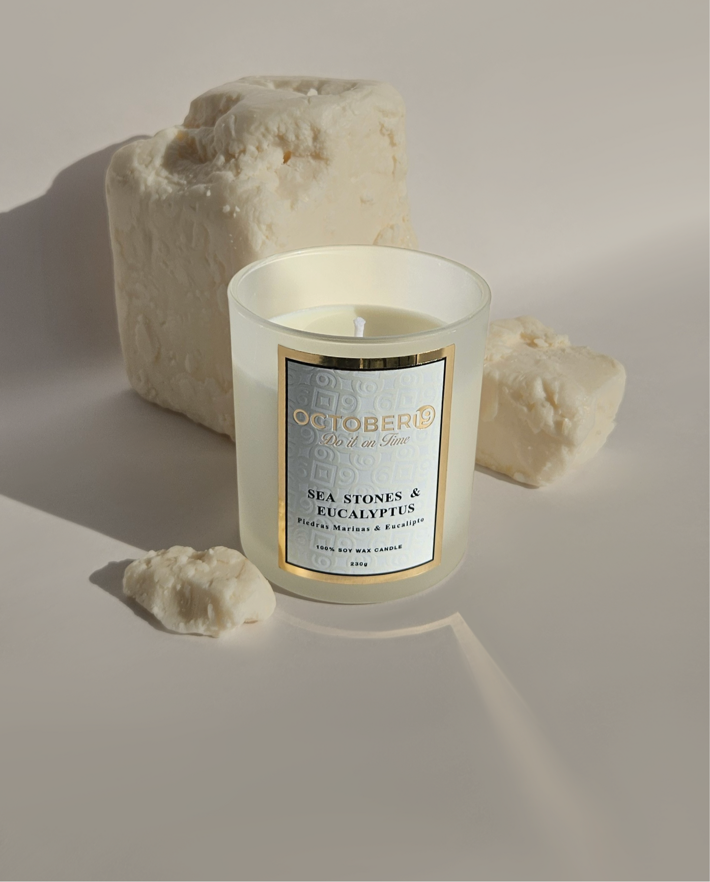 Vela Aromática Piedras Marinas & Eucalipto