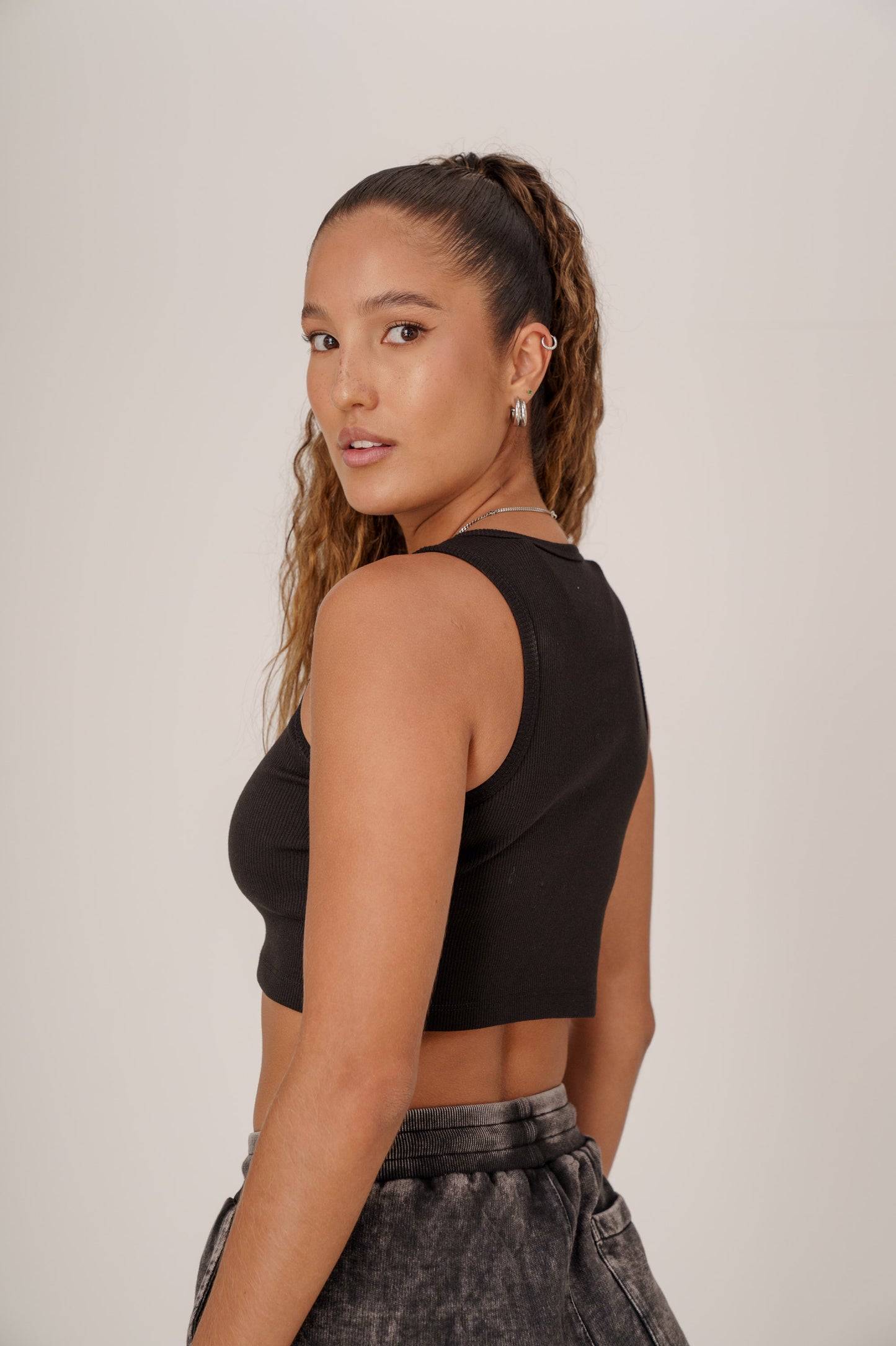 Crop top Tela Rib OCTOBER19